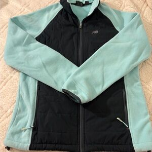 New Balance Women's Black and Aqua Ski Jacket